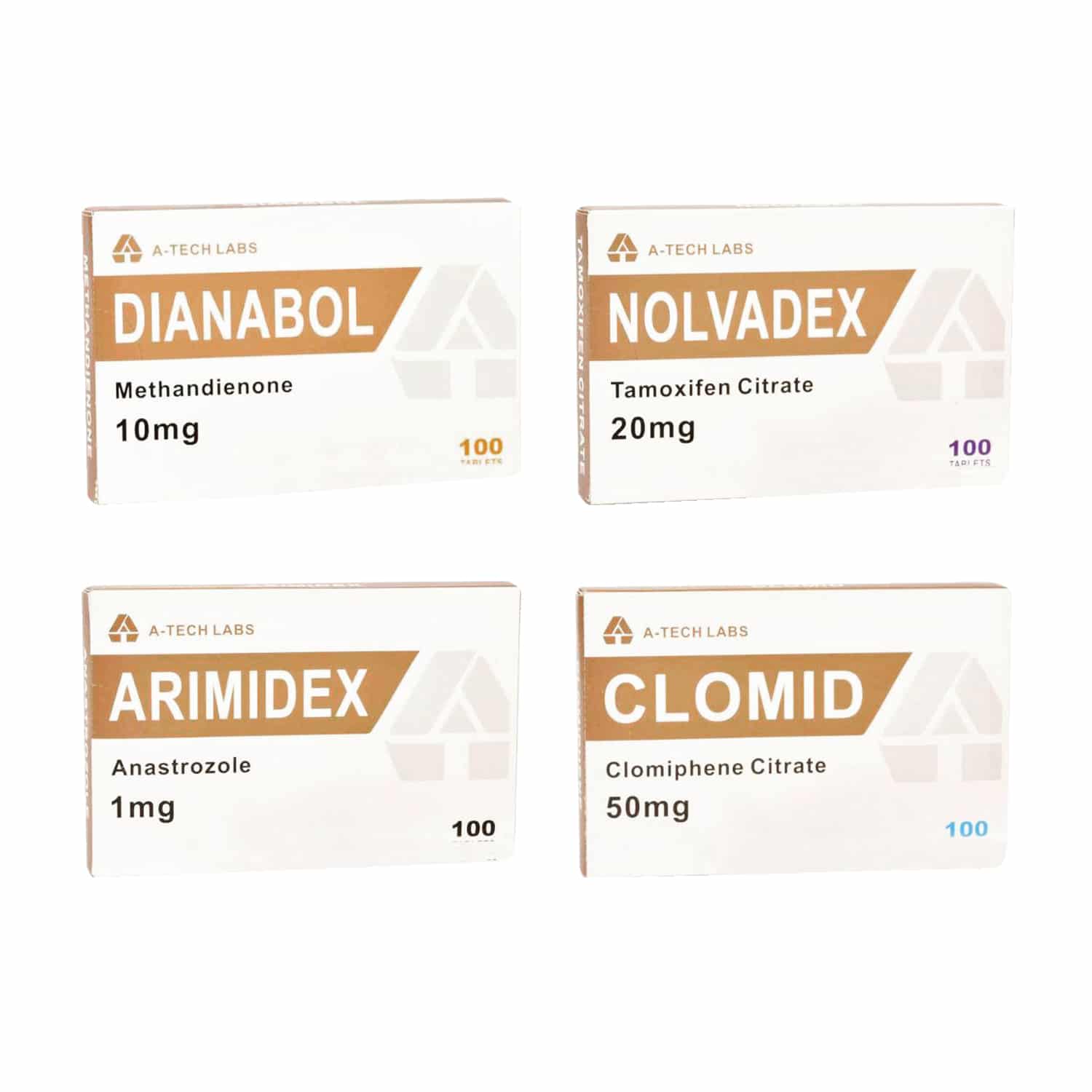 PAQUETE DE MASA (ORAL) A TECH LABS DIANABOL + PCT (4 SEMANAS)