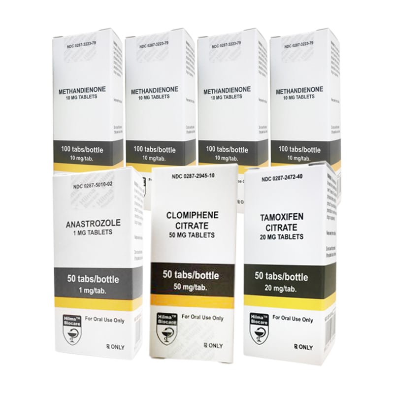 PAQUETE DE MASA (ORAL) HILMA DIANABOL + PCT (8 SEMANAS)