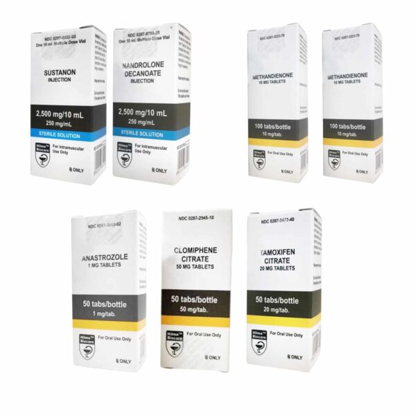 Paquete para aumentar masa muscular (INYECCIÓN) SUSTANON + DECA + DIANABOL (8 semanas) Hilma