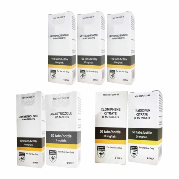 Paquete definitivo para ganar masa muscular: Dianabol + esteroides orales Anadrol (8 semanas) Hilma