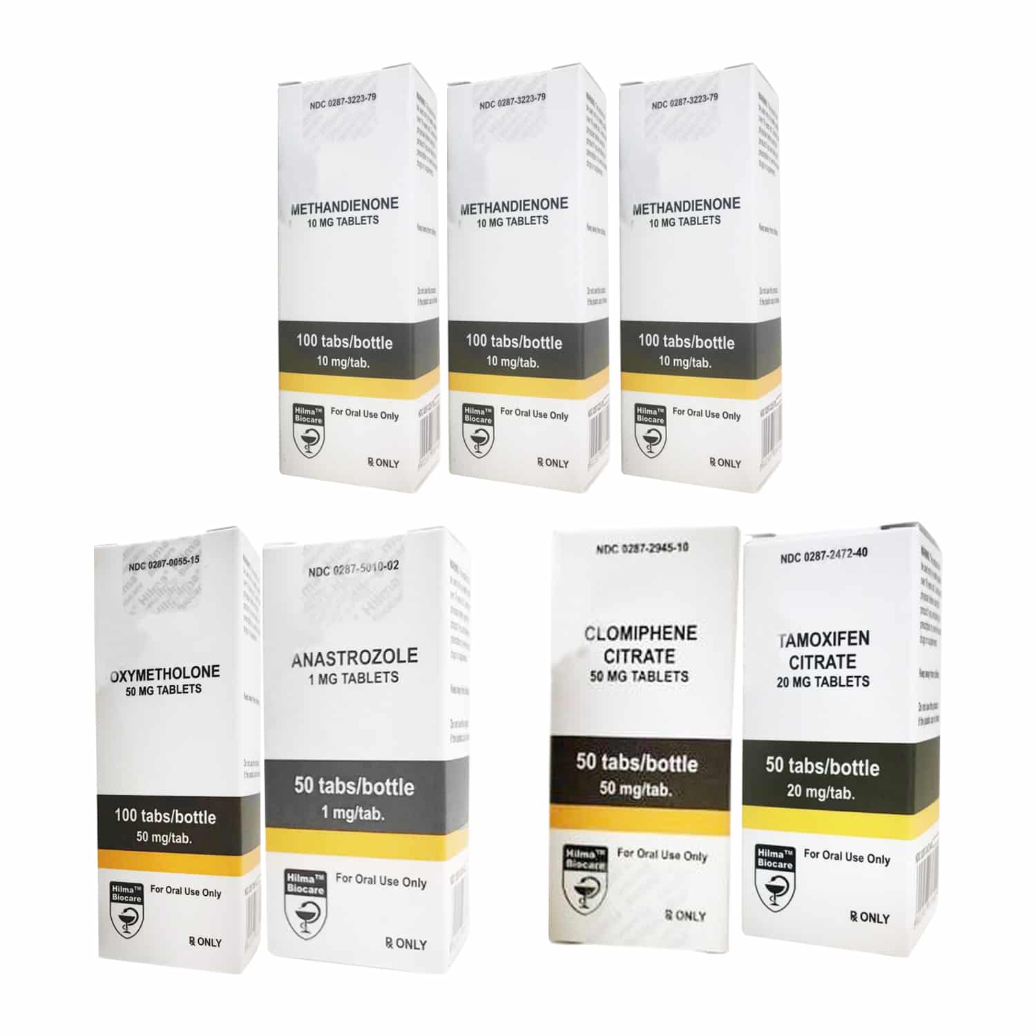 Paquete definitivo para ganar masa muscular: Dianabol + esteroides orales Anadrol (8 semanas) Hilma