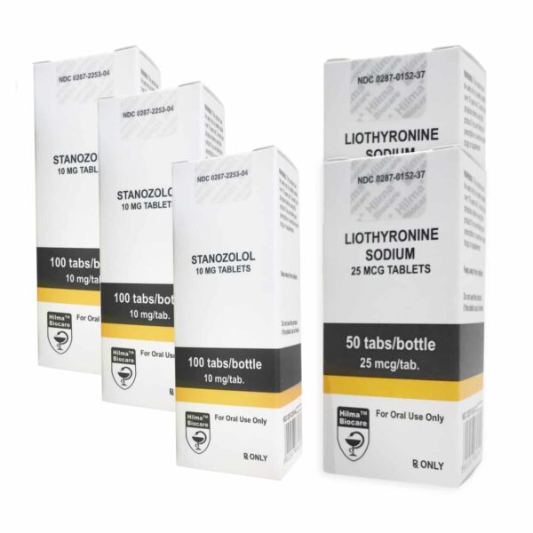 Hilma Stanozolol + T3 Cytomel Esteroides Orales en Paquete Seco (8 Semanas)