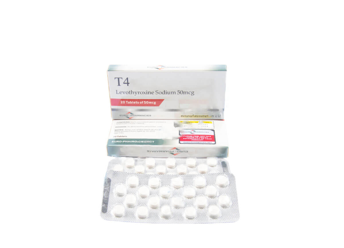 T4 50 mg blíster europeo