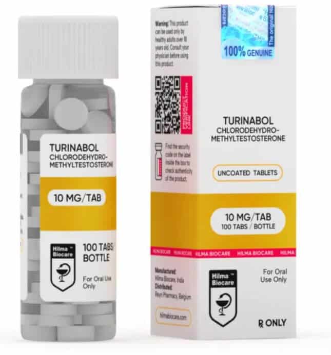 Turinabol 10 mg 100 comprimidos Hilma