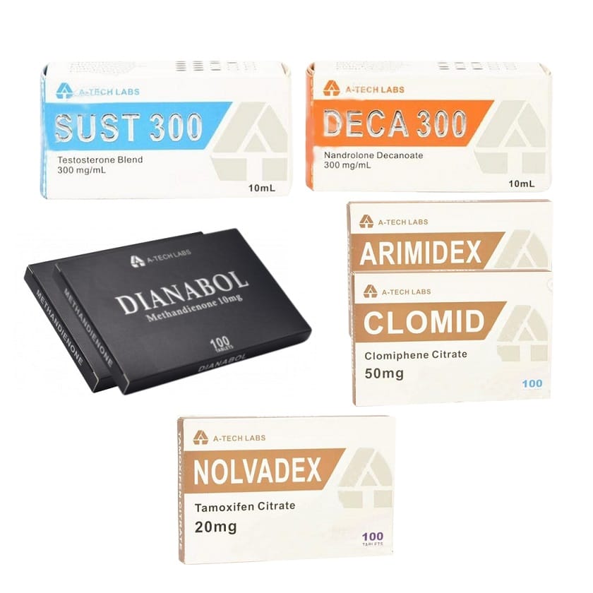 PACK 2GETMASS CICLO DE GANANCIA DE MASA SUSTANON DECA DURABOLIN DIANABOL A Tech Labs