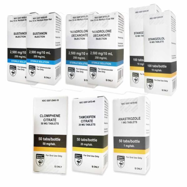 PACK MASS NIVEL II INYECCIÓN SUSTANON DECA STAN PCT 8 SEMANAS Hilma