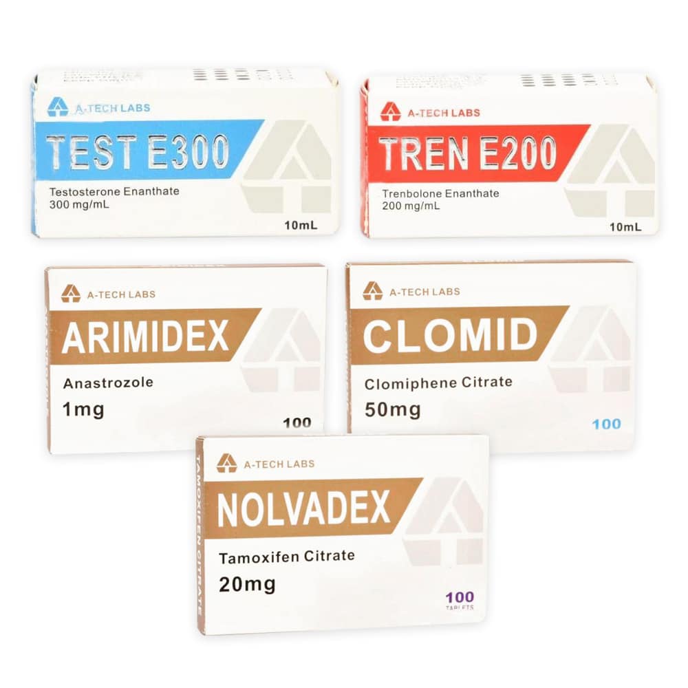 PAQUETE PARA GANAR MASA SECO Enantato de Testosterona + Enantato de Trenbolona (10 Semanas) A Tech