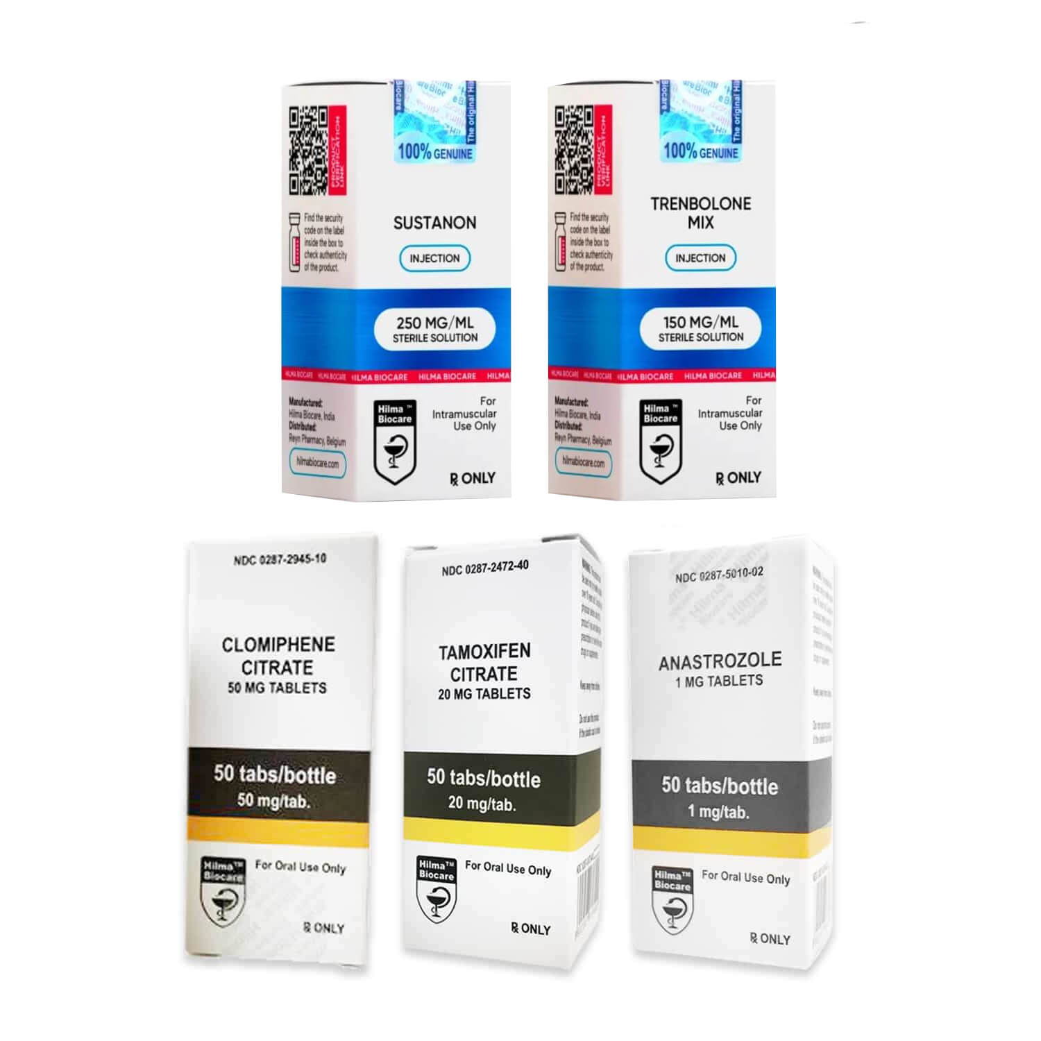 NIVEL I (INYECCIÓN) Paquete para ganar masa muscular magra Hilma SUSTANON+ TRI TREN (10 semanas)