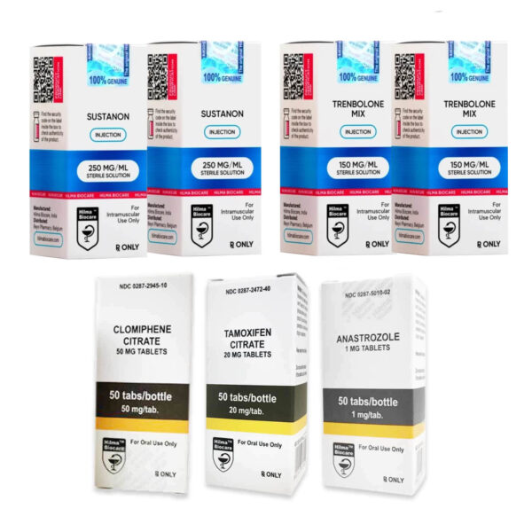 Paquete de aumento de masa muscular magra NIVEL II (INYECCIÓN) Hilma Sustanon + Tri Tren (10 semanas)