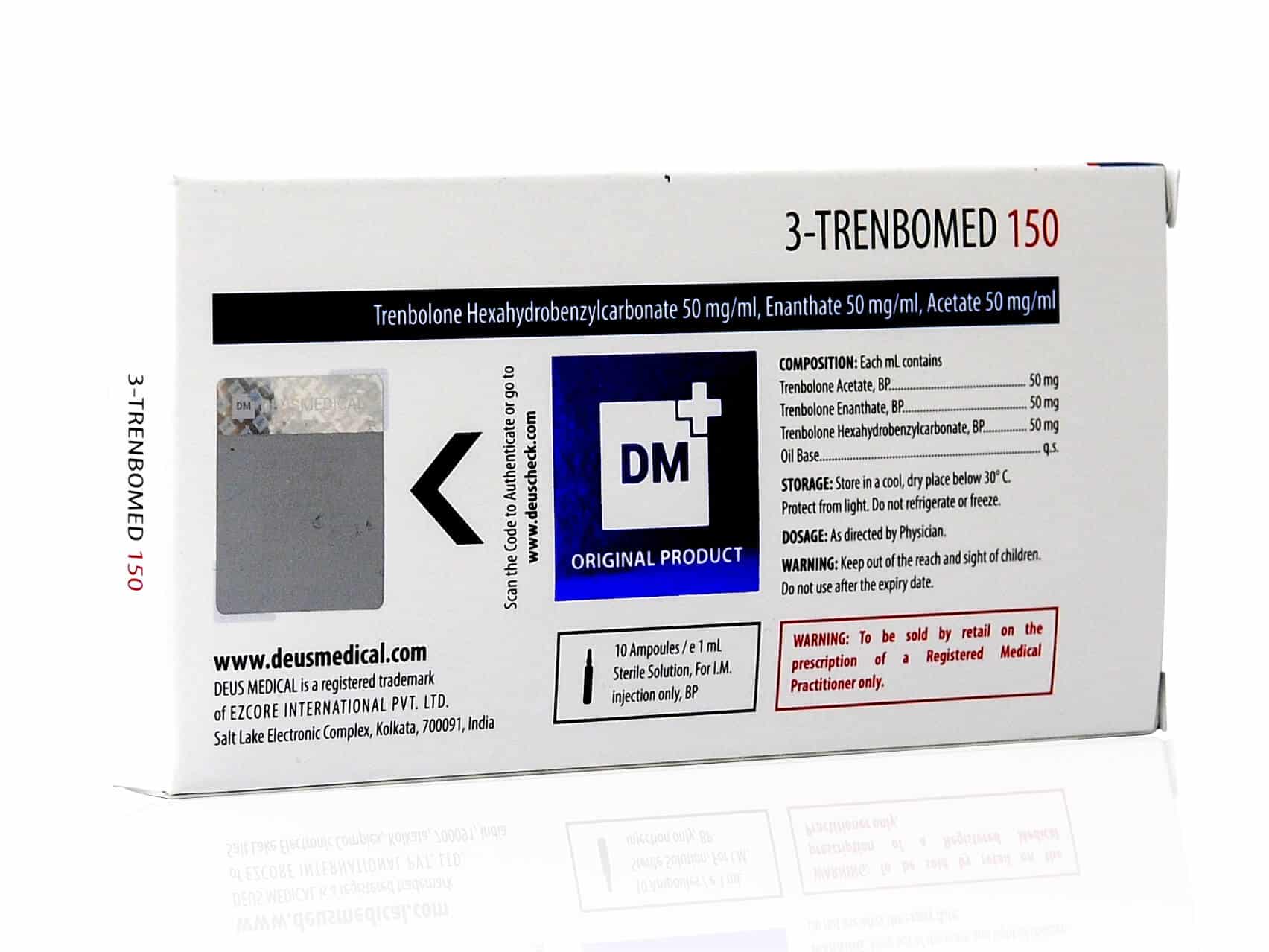 DEUSMEDICAL 3 TRENBOMED 150 ESPALDA