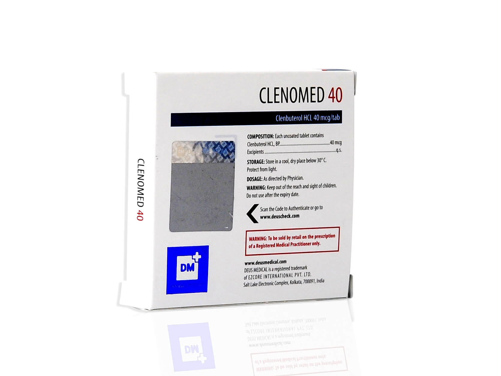 DEUSMEDICAL CLENOMED 40 ESPALDA