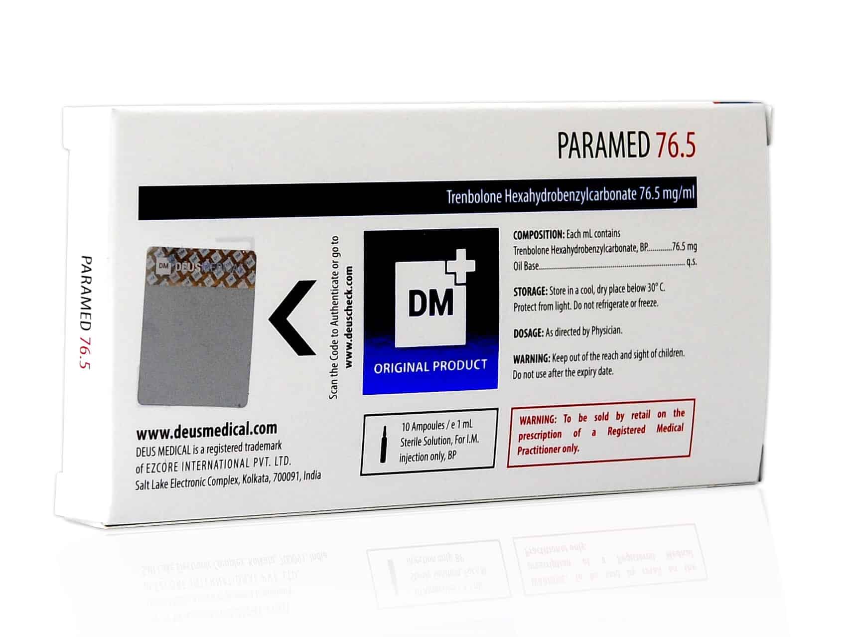 DEUSMEDICAL PARAMED 76.5 ATRÁS