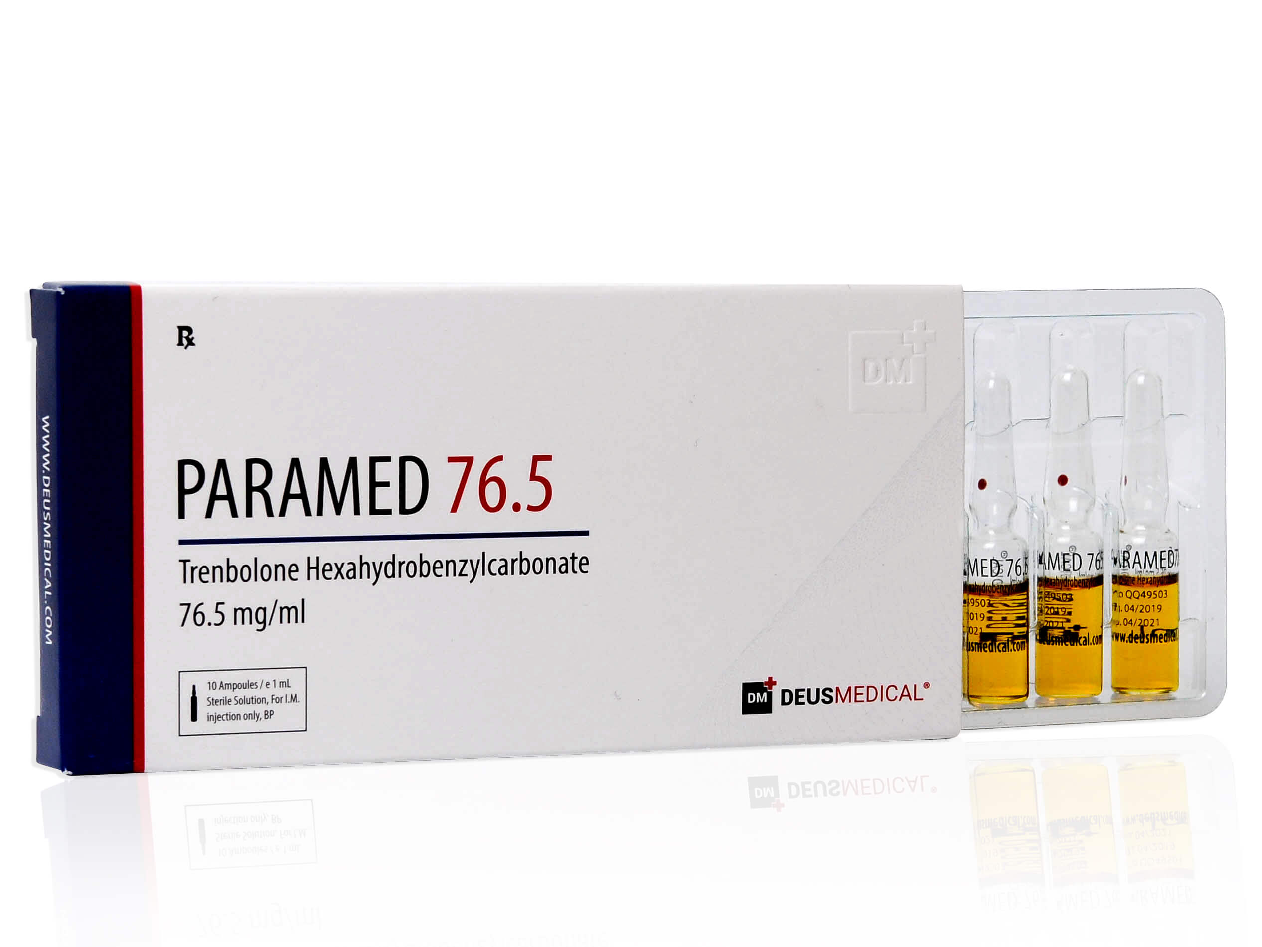 DEUSMEDICAL PARAMED 76.5 FRONTAL+3AMP