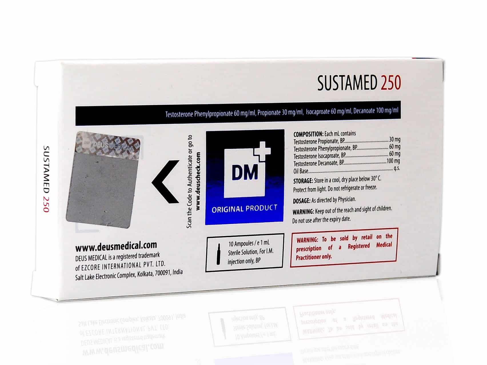 DEUSMEDICAL SUSTAMED 250 ESPALDA