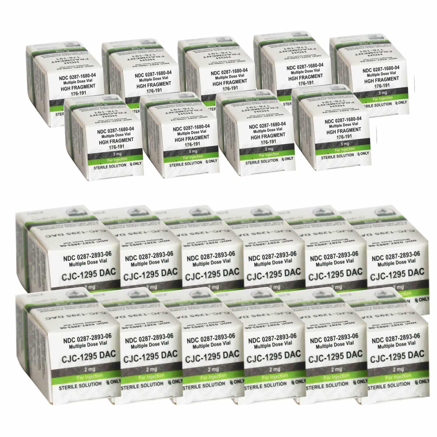 Paquete avanzado de péptidos para la pérdida de peso HGH Frag CJC 1295 DAC (12 semanas) Hilma