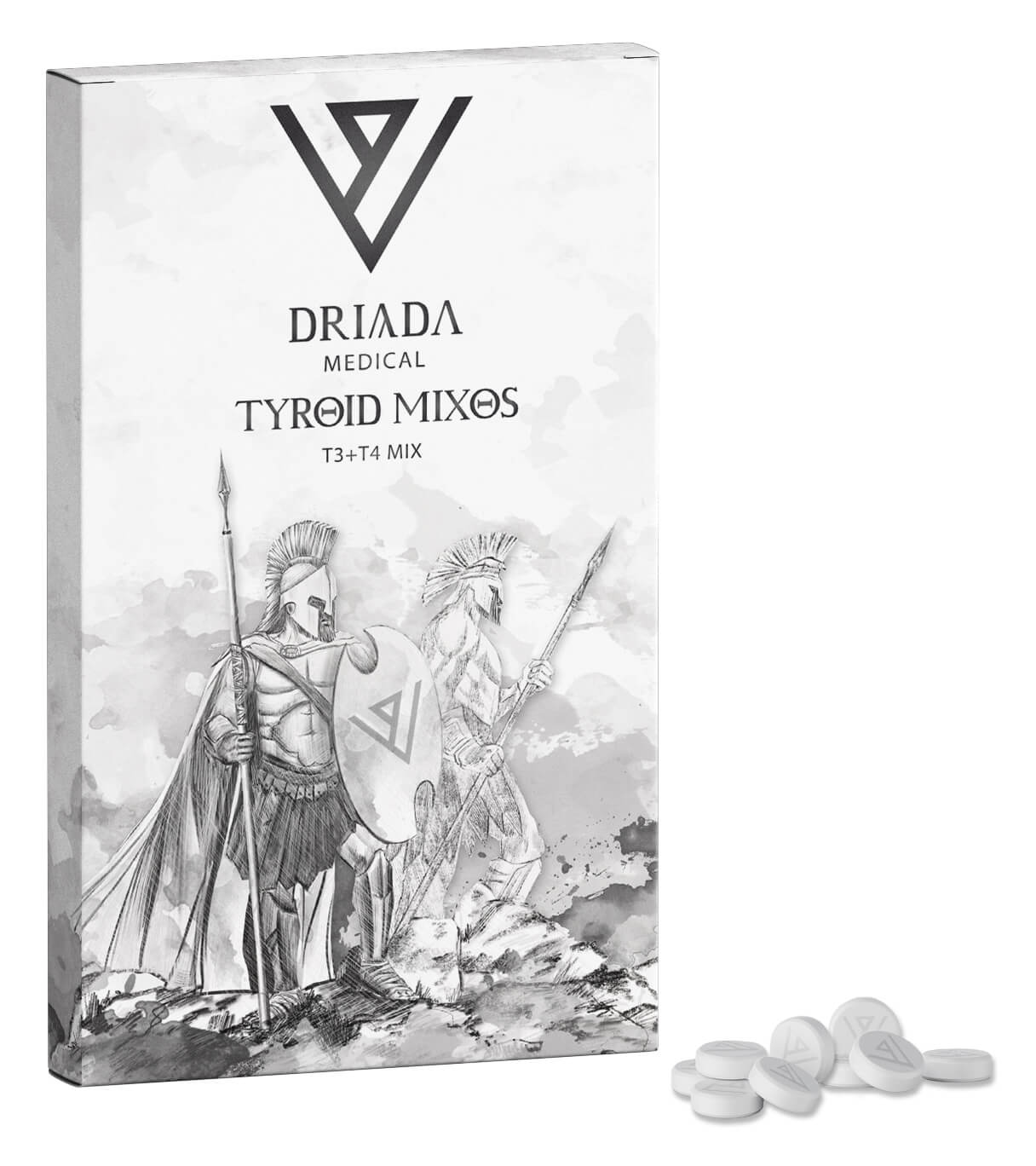 Driada Medical, mezcla de tiroides, tabletas mixtas T3 y T4
