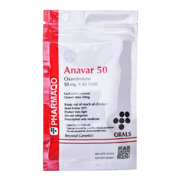 Anavar 50 mg x 60 comprimidos de oxandrolona 50 mg, 60 comprimidos, Pharmaqo Labs