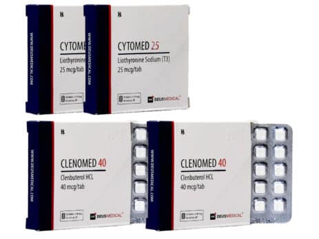 Paquete para bajar de peso Deus Medical CLENBUTEROL T3 8 semanas 463×348