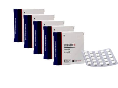 15 envases secos orales de 6 semanas Winstrol Deus Medical 463×348