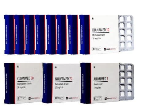 3 Paquete avanzado para aumento de masa muscular DIANABOL PCT 8 semanas Deus Medical 463×348
