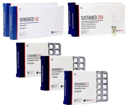 Paquete de aumento de masa muscular magra NIVEL II INYECT Sustanon Stanozolol 8 semanas Deus Medical 463×348