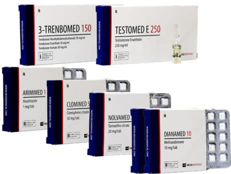 Paquete para aumento de masa muscular magra INYECCIÓN ORAL DIANABOL TEST E TRI TREN 10 semanas Deus Medical 463×348