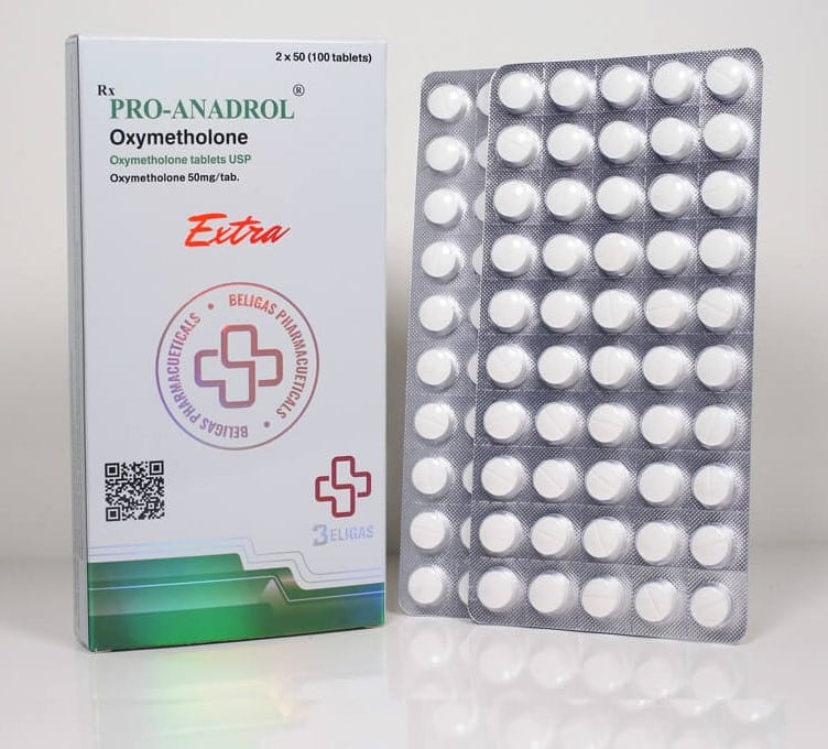 Pro Anadrol (50 mg, 100 comprimidos) Beligas (internacional)