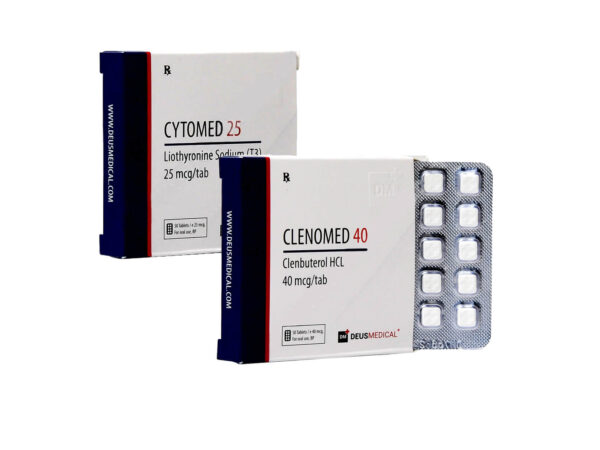 Paquete para bajar de peso para mujeres Deus Medical CLENBUTEROL T3 8 semanas
