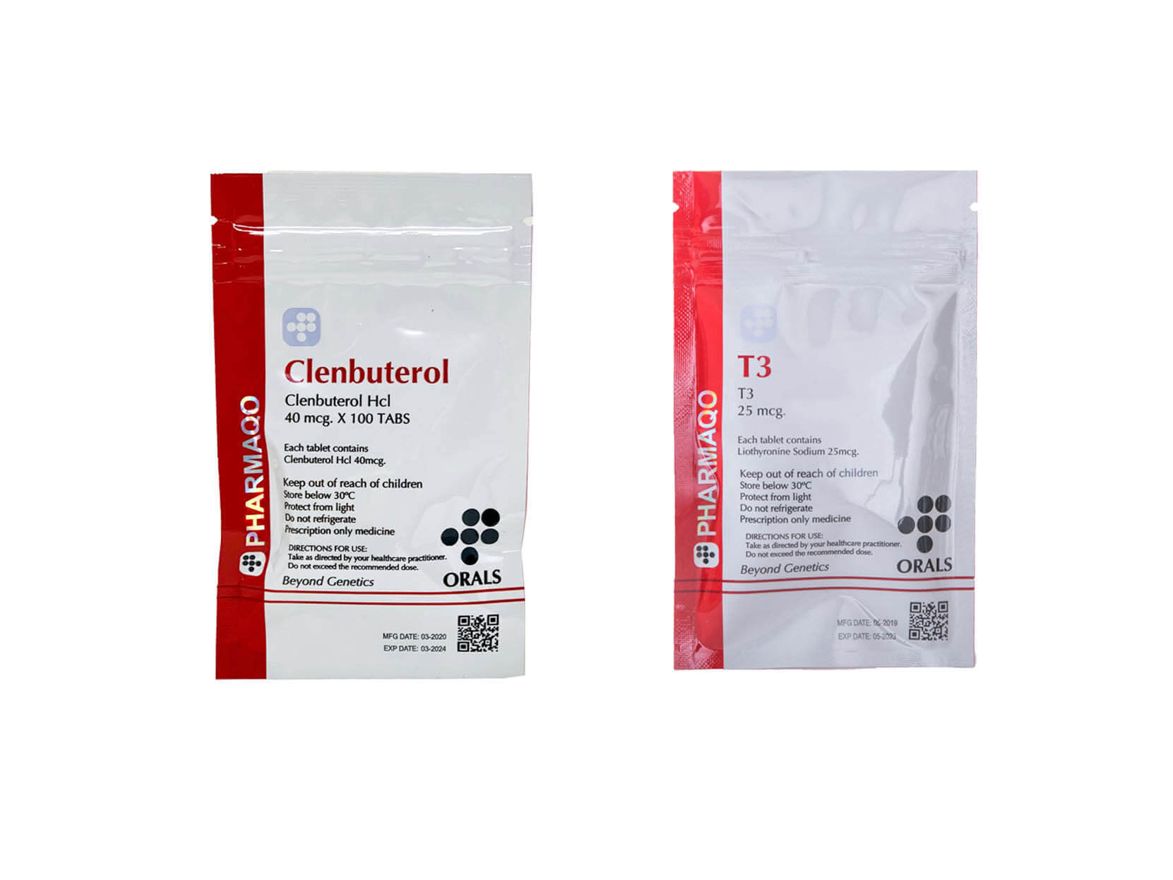 Paquete para bajar de peso para mujeres Pharmaqo Labs CLENBUTEROL T3 8 semanas