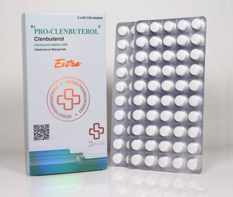 Clenbuterol (40 mcg) 100 comprimidos Beligas (internacional)