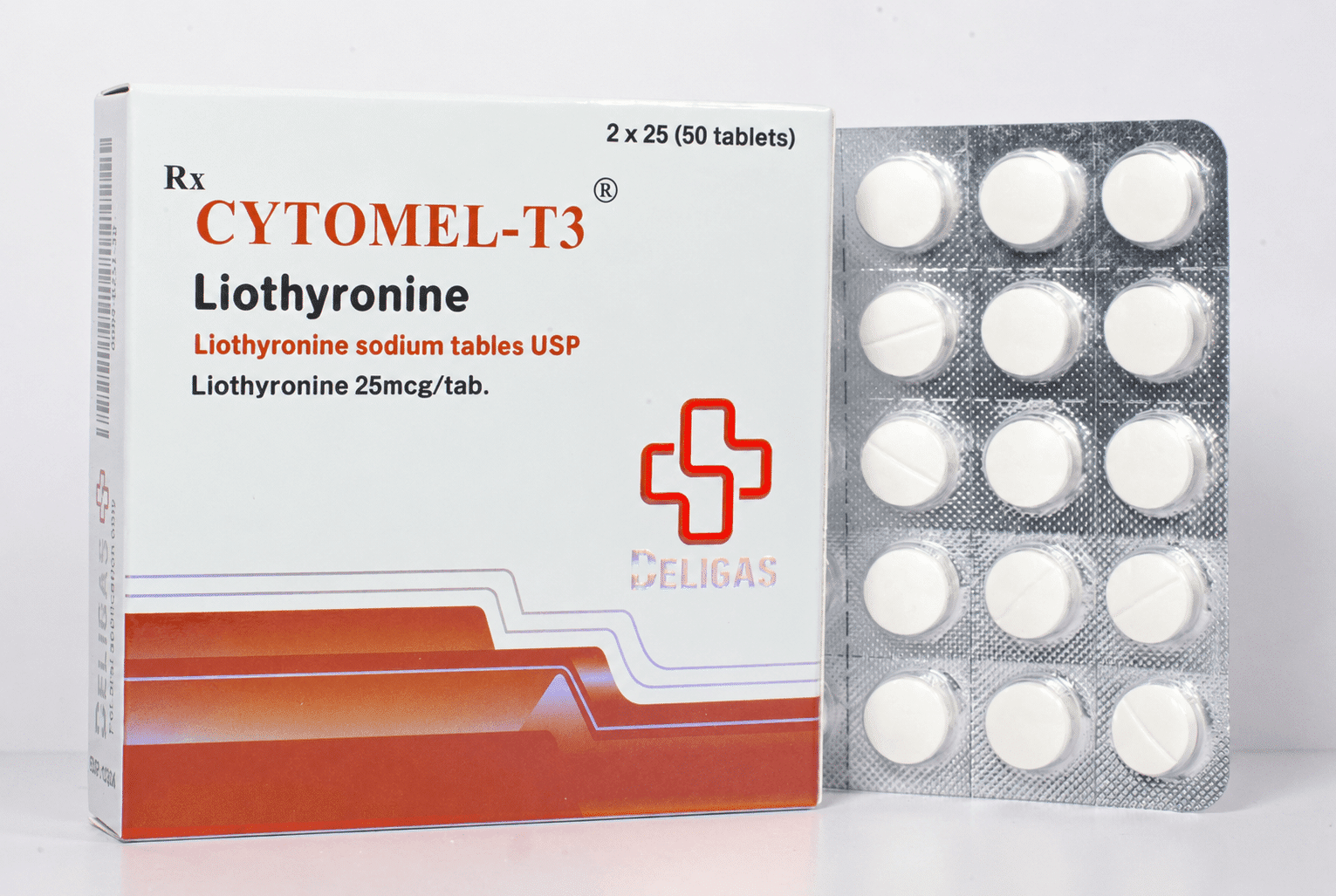 Cytolmel T3 (25 mcg) - Beligas (internacional)