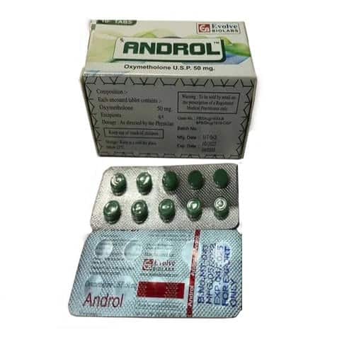 Anadrol 50 mg (10 pastillas) Evolve Biolabs