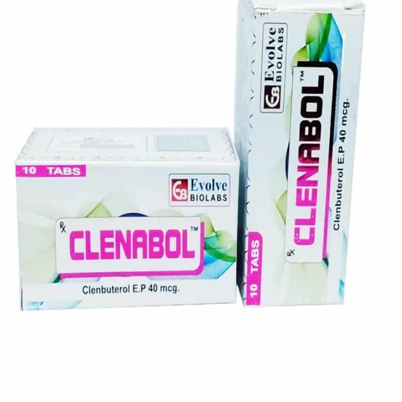 Clenbuterol 40 mcg (10 pastillas) Evolve Biolabs