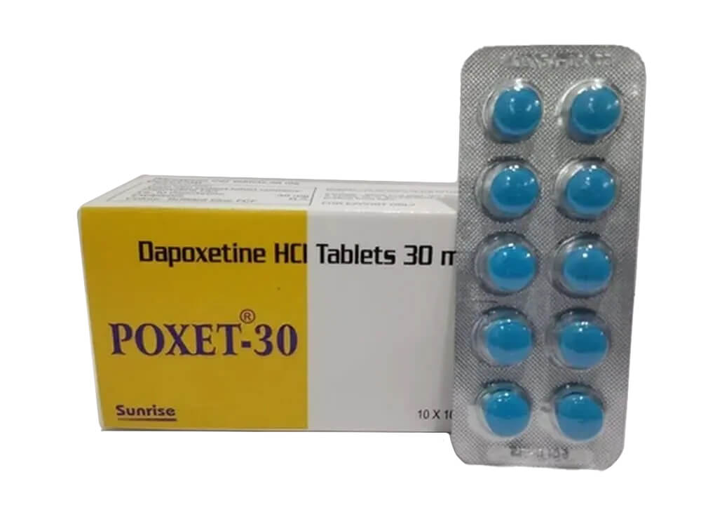Dapoxetina 30 mg (10 comprimidos) SUNRISE