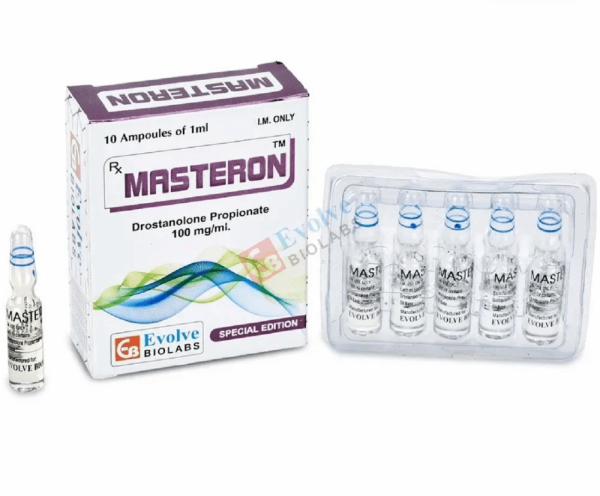 Inyección de Masteron. (Propionato de drostanolona 100 mg/ml) (10 ampollas de 1 ml) - Evolve Biolabs
