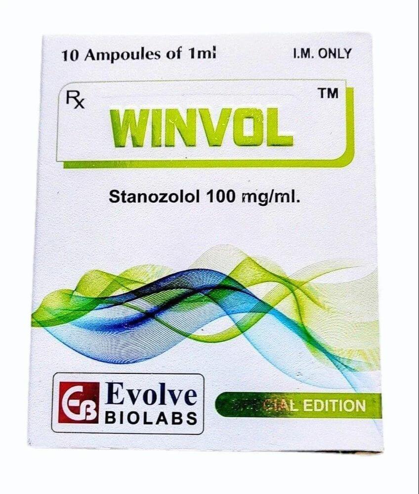 Inyección de Winvol (estanozolol) 100 mg/ml (10 ampollas de 1 ml) - Evolve Biolabs