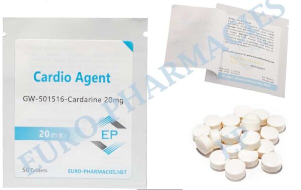Cardio Agent (Cardarine GW501516) comprimidos de 20 mg, 50 comprimidos. Farmacias Euro UE.