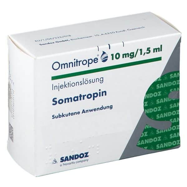 Somatropina Omnitrope 30 UI 10 mg 1,5 ml Cartucho Sandoz