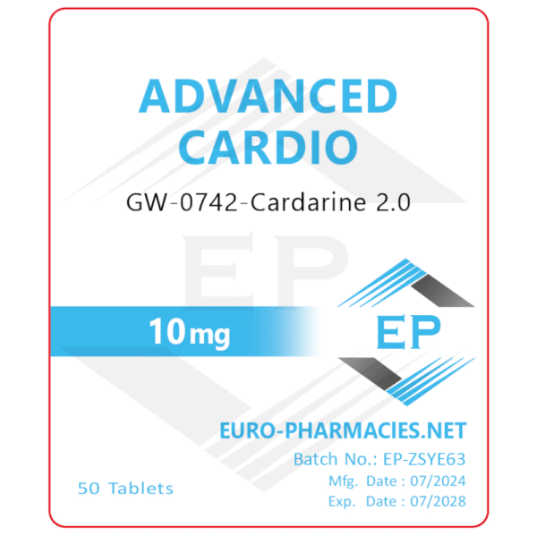Cardarine 2.0-GW 0742 - 10mg/tab 50tabs - Euro Pharmacies