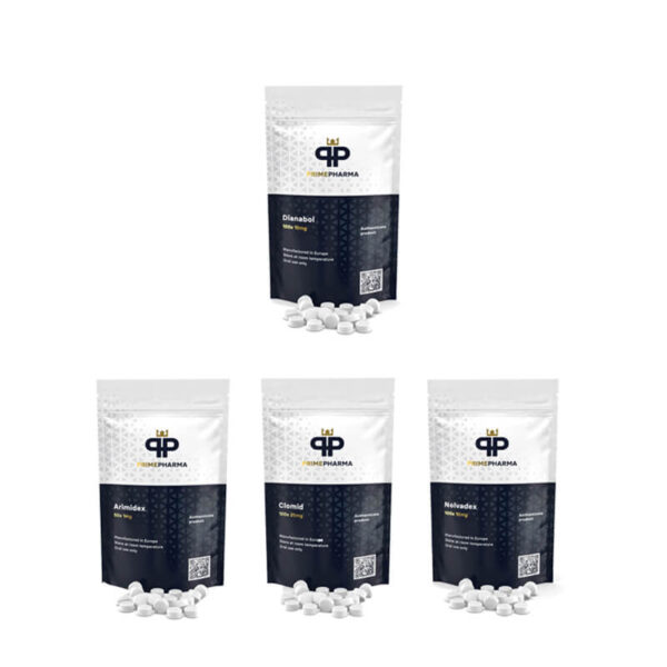 Pack para ganar masa muscular (oral) Dianabol + Protección + PCT (4 semanas) Prime Pharma