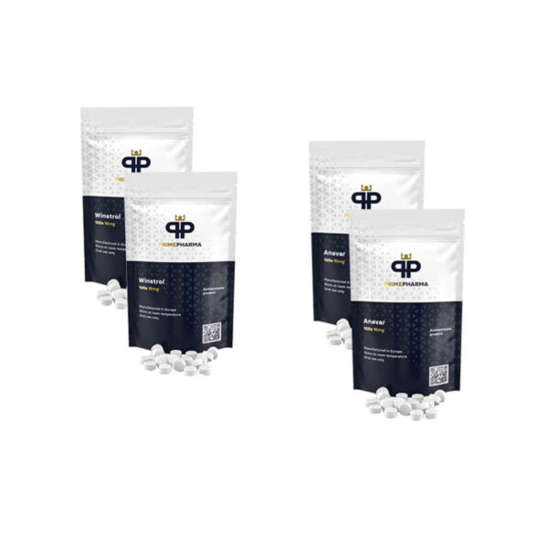 Paquete para ganar masa muscular magra: Anavar + Esteroides orales Winstrol (6 semanas) PRIME PHARMA