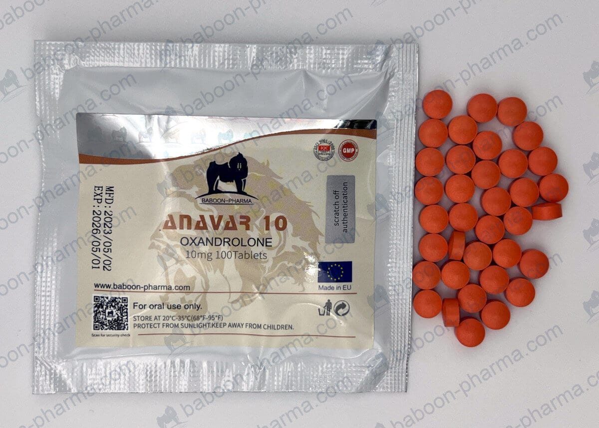 Baboon Pharma Tabletas orales Anavar 10 1