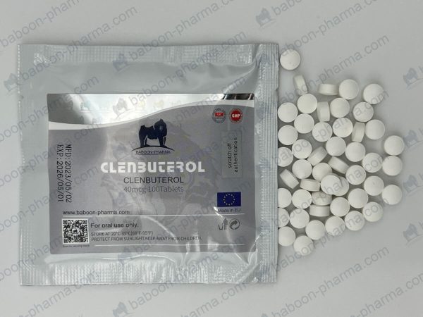 Comprimidos orales de Clenbuterol 40 mg de Baboon Pharma