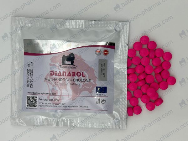 Comprimidos orales Dianabol 10 1 de Baboon Pharma