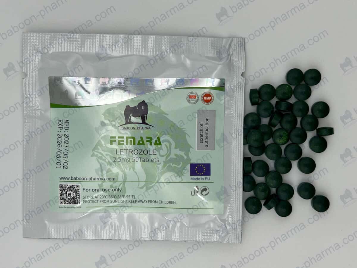 Comprimidos orales Baboon Pharma Femara 2.5 1