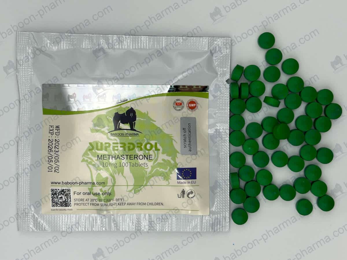Baboon Pharma Comprimidos orales Superdrol 10 1