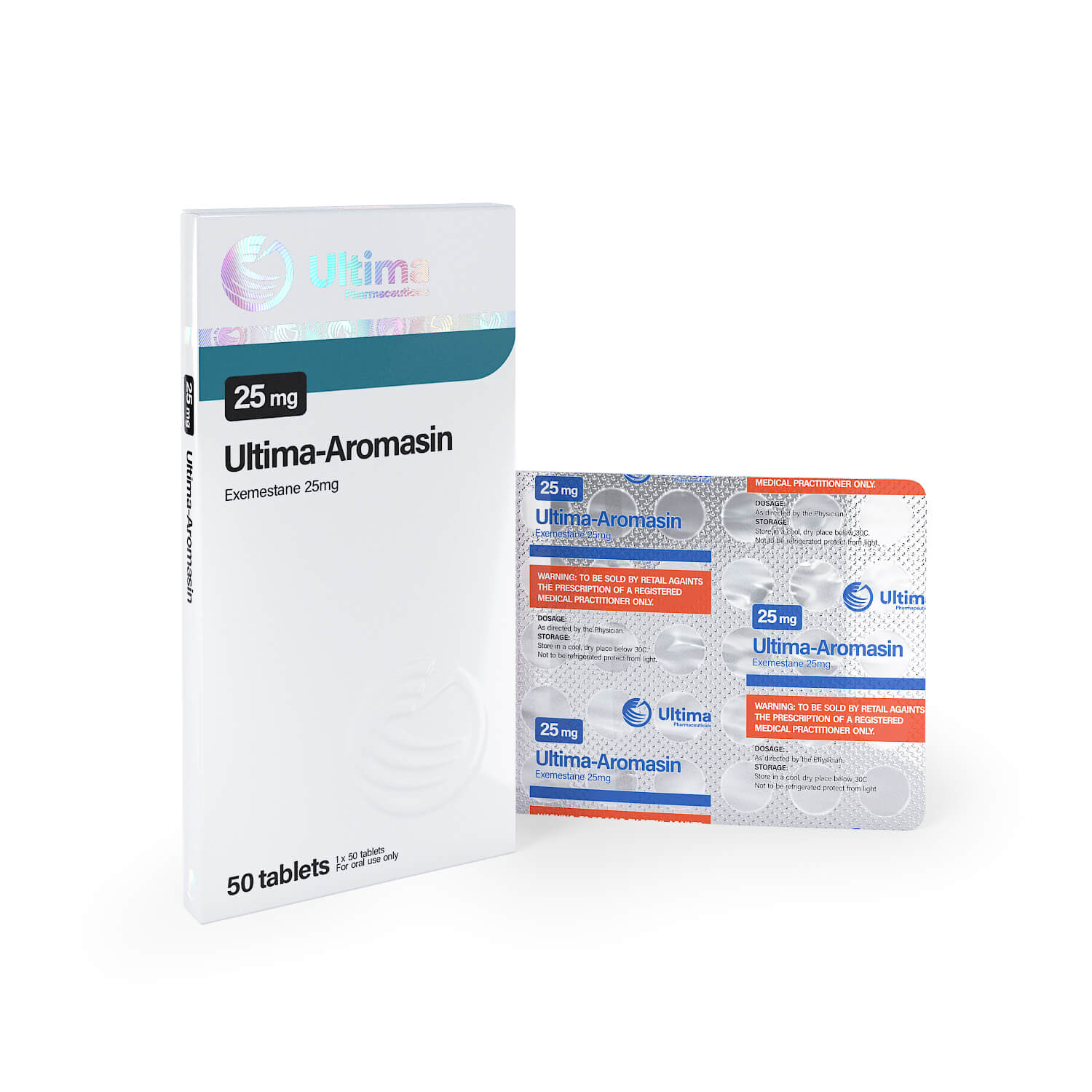 ultima aromasin 50 pastillas x 25 mg