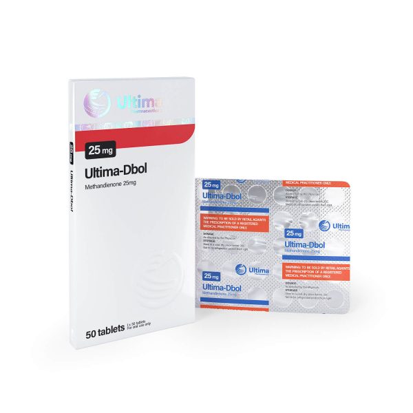 Ultima Dbol 25, 50 pastillas de 25 mg