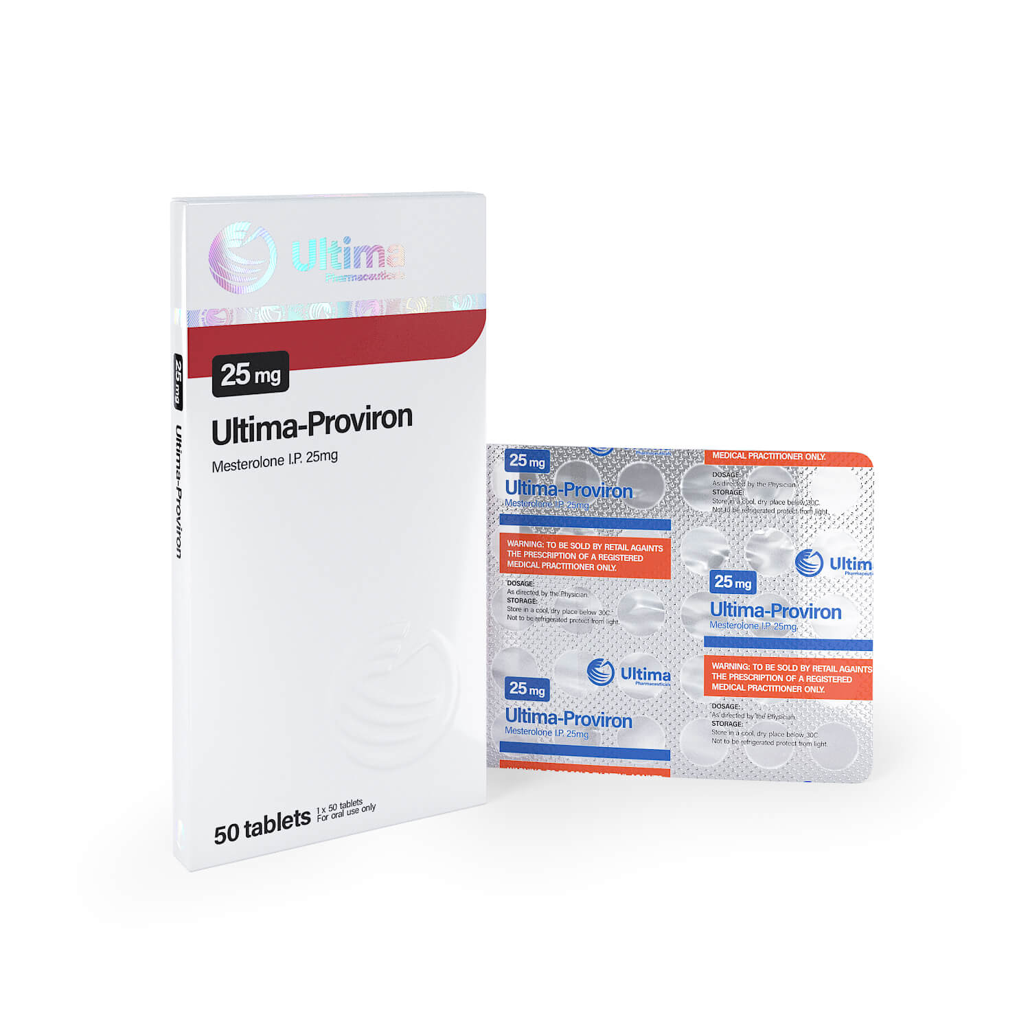 Ultima Proviron 50 comprimidos x 25 mg
