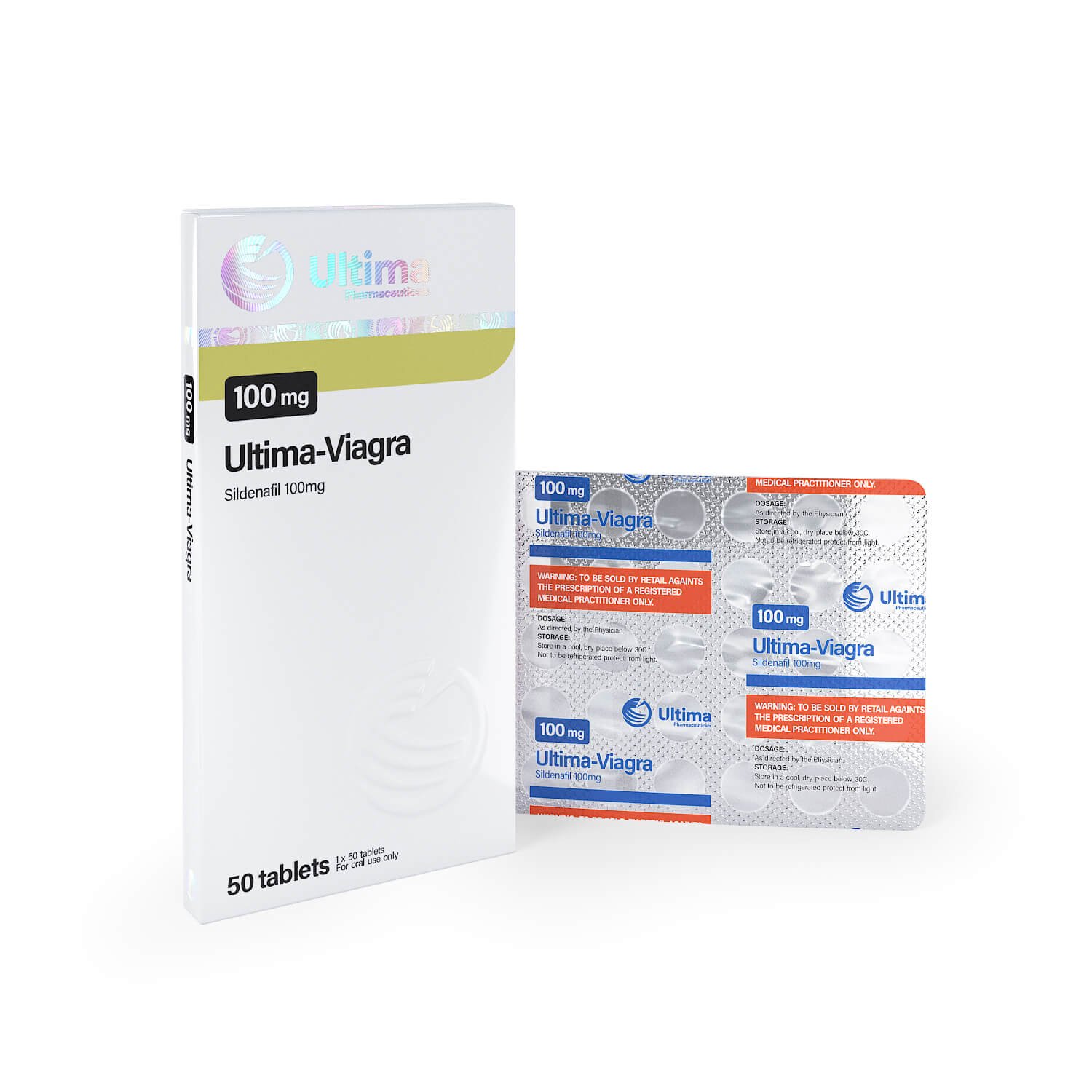 Ultima Viagra 50 pastillas x 100 mg